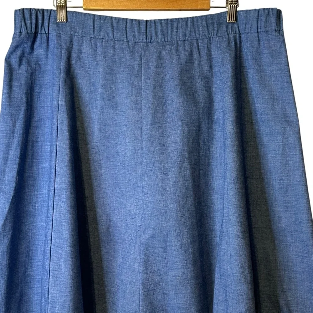 Prairie Cottage Midi Skirt Western Ranch Folk Art Vintage Handmade Rodeo Cowgirl